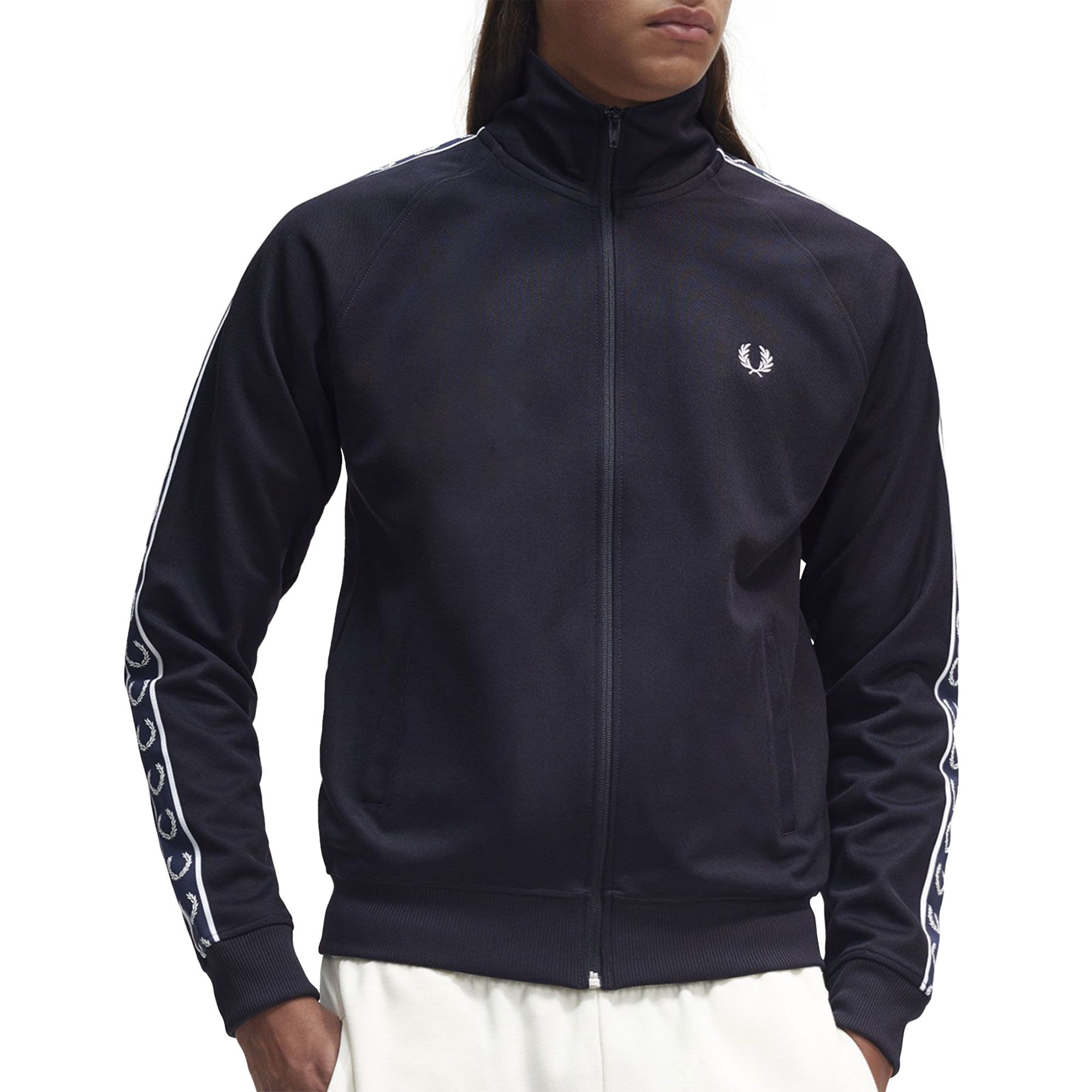 Fred Perry Contrast Tape Trackjacket Men | Plutosport